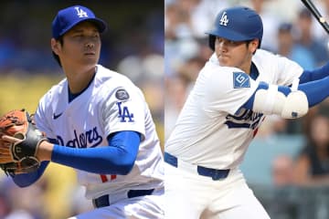 大谷翔平、今季２度目の二刀流は１回２K無失点＆26号２ランの大活躍！ ４番マンシーが２打席連続HR７打点の大爆発でドジャース快勝