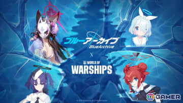 ユウカやワカモらが艦長として登場する「World of Warships」×「ブルアカ」コラボ第2弾が7月10日より順次開催！アビドス対策委員会メンバーの復刻も