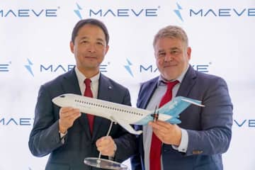 JALグループとMaeve、電動ハイブリッド機「MAEVE Jet」の開発で協力