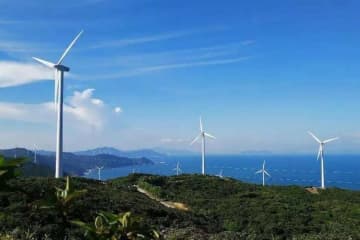 中国の風力発電量、全体に占める割合12％超える