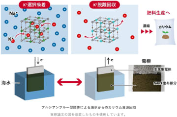 海水から国産肥料の原料を回収