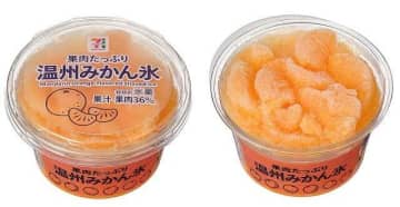 【セブンイレブン】新作スイーツ！「温州みかん氷」「レモン香るカマンベールチーズスフレ」など新発売！【コンビニ】