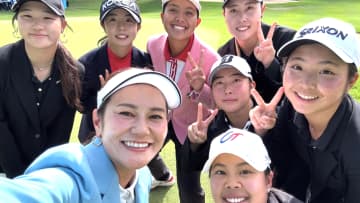 「原点に立ち返る場所」「レジェンドは語り継がれる」宮里藍、アマ選手との交流ショットが話題に
