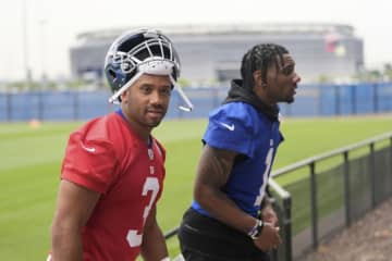 ジャイアンツを選んだのは「特別な」WRネイバースとプレーするためだと語るQBウィルソン