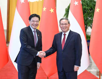李強総理、シンガポール首相と会談