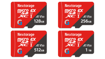 Nextorage、microSD Expressメモリーカード「Gシリーズ EX」発売。PCIeおよびNVMeインターフェースを採用した高速メモリーカード