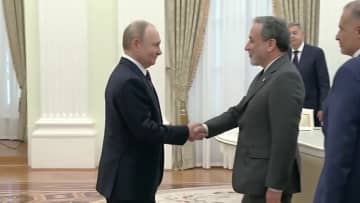 プーチン大統領、イラン外相との会談で協力を表明