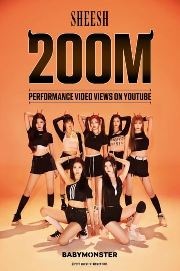BABYMONSTER、デビュー曲「SHEESH」パフォーマンスビデオが再生回数2億回を突破！