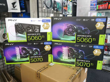 PNYのGeForce RTX 5070/5060シリーズが4製品