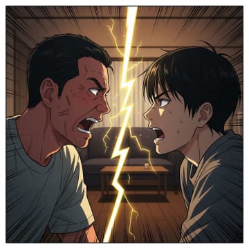 「父さんの年収じゃ…」就活の息子が出世しない夫に現実を突きつけ、年収バトル勃発[短編小説]