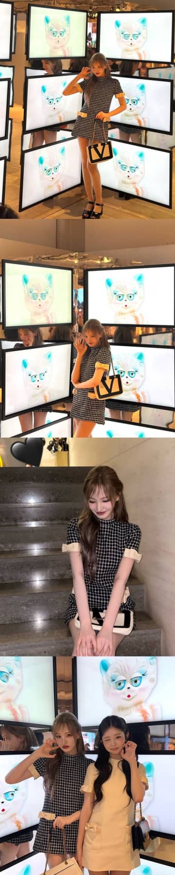 IVE・リズ、“高貴な猫ちゃん”ビジュアル披露！レイとの2ショットも話題「美しすぎてため息」【PHOTO】
