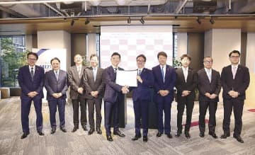 みずほ銀と東北６県建設７社／新会社方針説明、最終目標は単体受注