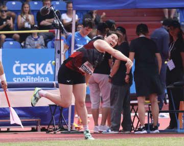 北口榛花、63m88で2位　陸上、チェコの国際大会