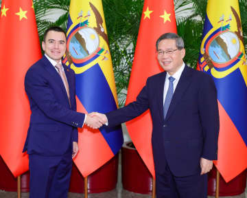 李強総理、エクアドル大統領と会談