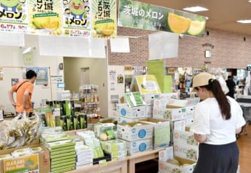 茨城県産メロン4種や限定商品販売　五霞・道の駅　30日までフェア