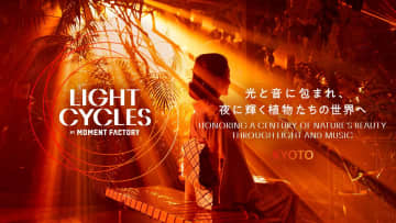 夜の京都の幻想的なイベントと地下鉄･バス1日券がセットでお得に！没入型体験「LIGHT CYCLES KYOTO」とのコラボチケット発売