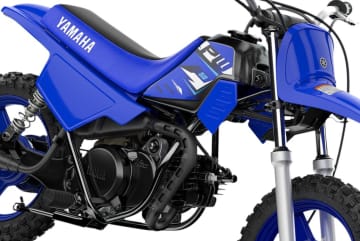 キッズ向けオフロード「PW50」　ヤマハブルーで存在感アップ