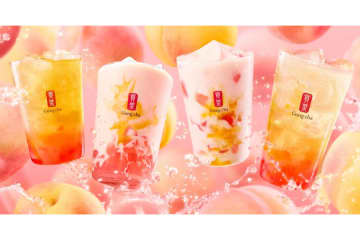 【ゴンチャ】2種の“桃”を味わえるジューシーなデザートティーが登場！