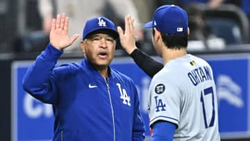 「おめでたい事だ！」ロバーツ監督が大谷翔平300号本塁打を祝福　記者の問いかけに「本当か？」と即反応