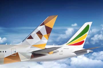 エティハド航空とエチオピア航空、戦略的コードシェア提携