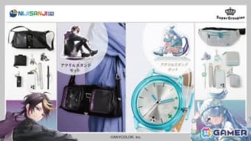 「NIJISANJI EN」闇ノシュウさん＆エリーラペンドラさんのファッショングッズが登場！日常使いできるバッグ、腕時計、財布やスマホストラップ、フォンタブなど