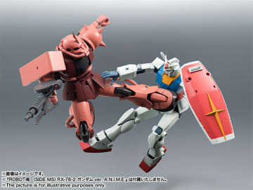 「ガンダム」VS「シャア専用ザク」を再現できる！「機動戦士ガンダム」よりフィギュア「ROBOT魂」3商品が再販決定