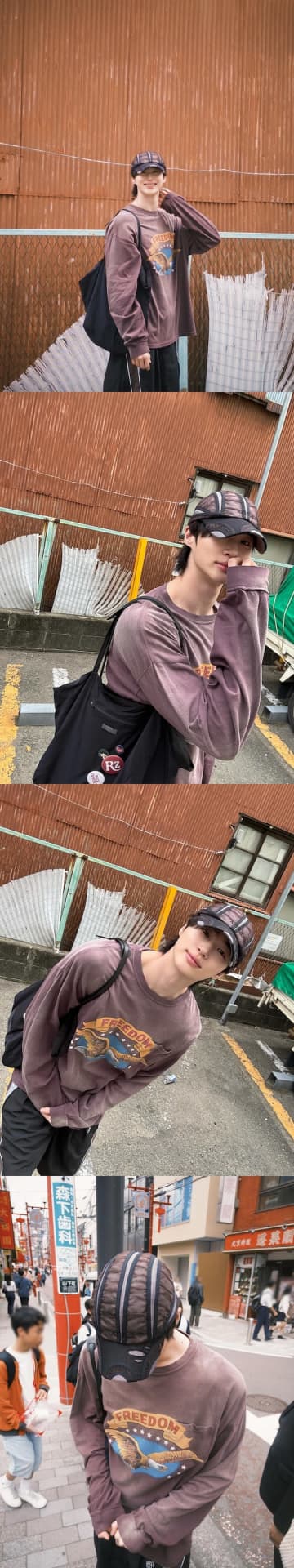 俳優ビョン・ウソク、横浜でのストリートスナップが可愛いさの極意！「35歳返上しなさい」【PHOTO】