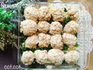 お肉ふんわりジューシー！レンジで作る蒸し焼売