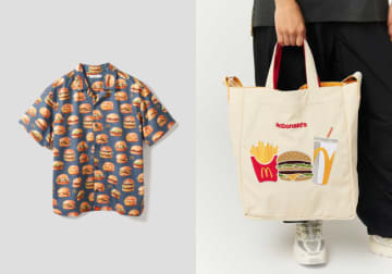 「マクドナルド」×「グラニフ」コラボに新作！　ポテトみたいな「トートバッグ」など登場