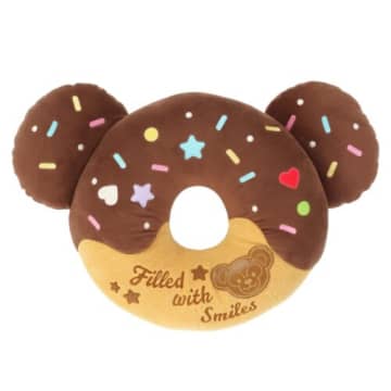 ダッフィーのドーナツ形クッション 東京ディズニーシー「ダッフィー＆フレンズのフィルド・ウィズ・ジョイ！」スペシャルグッズ