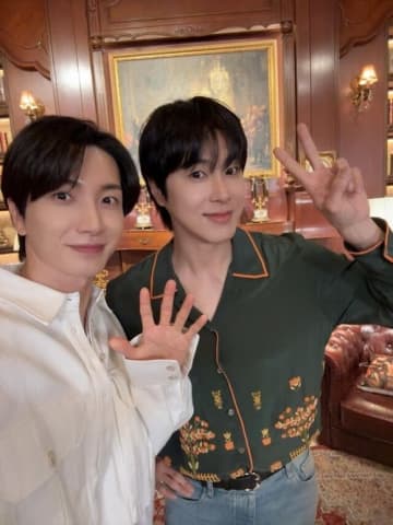 SUPER JUNIOR イトゥク、東方神起 ユンホとの友情をアピール「頑張ってくれてありがとう」（動画あり）
