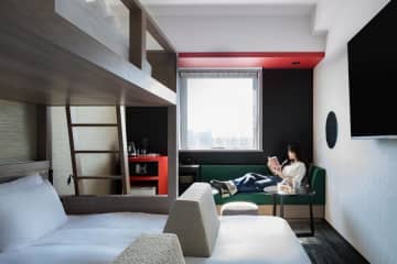 the b 浅草、ロフトベッドを備えた最大3名で利用可能な新客室の提供開始