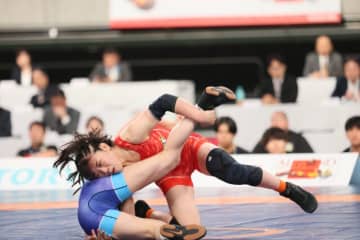 ＜レスリング＞【写真集・コメント】2025年明治杯全日本選抜選手権・決勝＆プレーオフ（女子50～59kg級）