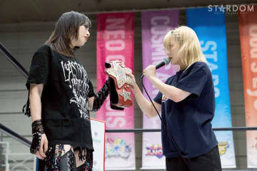 【スターダム】なつぽい　ワールド王者・上谷沙弥に宣戦布告「おかしなスターダムを改革」