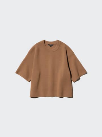 今ユニクロで買うなら絶対コレ♡売り切れ警報発令中！シンプルなのにサマになる！高見えニット