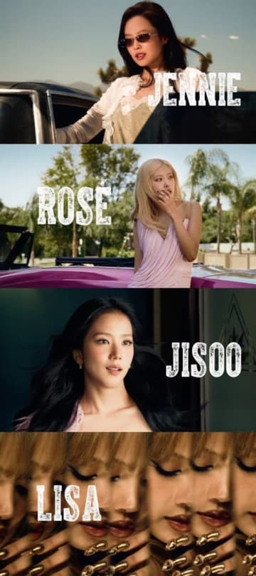 BLACKPINK、4人のメンバーが再会！アメリカで撮影された豪華コンサート予告公開