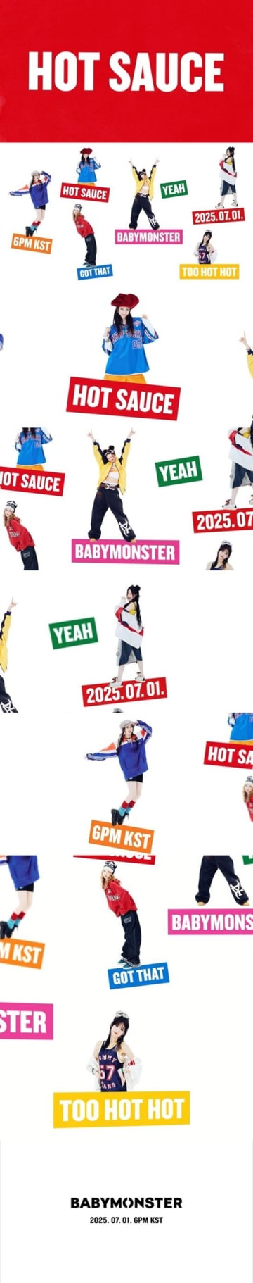 BABYMONSTER、新曲『HOT SAUCE』で80年代HIPHOPの感性伝える！音源の一部公開