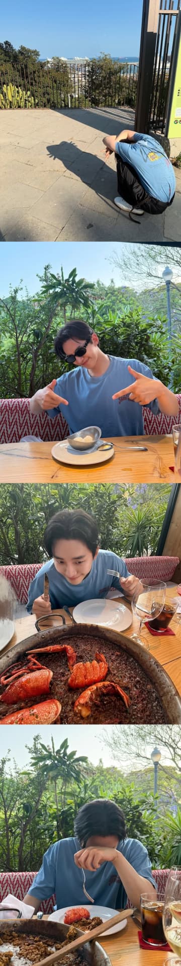 2PMジュノがスペインで息抜きのひととき。見るだけで癒される姿に“ほっこり”【PHOTO】