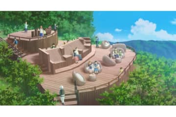 長瀞・宝登山山頂に新展望スポット「SUSABINOテラス」誕生！絶景を楽しめるベンチやカウンター