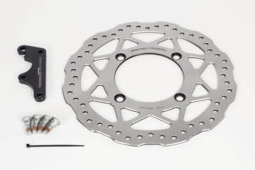 ノーマル対応で簡単取付　CT125用ビッグディスクローターが新発売