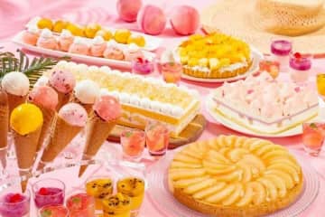グランドプリンスホテル大阪ベイ、桃が主役のスイーツブッフェ「ピーチマニア！」を開催　7月5日から