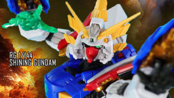 「RG 1/144 シャイニングガンダム」レビュー皆さんお待ちかね！シャイニングガンダムがRGに見参。頭部の差替えなし変形に大注目!!