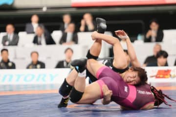 ＜レスリング＞【写真集・コメント】2025年明治杯全日本選抜選手権・決勝＆プレーオフ（女子62～76kg級）