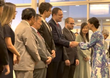 ブラジリア＝佳子さまに日系社会歓迎会＝「日系人を大切にしてくださる方」