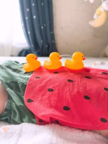 「心がギュッとなった」「いつまでも見てしまう」　赤ちゃんのお腹で〝泳ぐ〟アヒル部隊に4.5万人もん絶