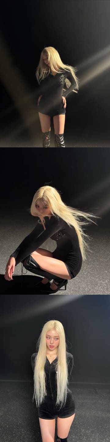 バービー人形？ ITZY・ユナ、“金髪イメチェン”で魅せた異次元ビジュアルに視線集中【PHOTO】