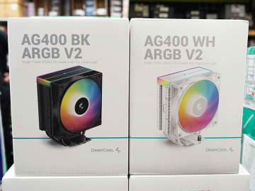 DeepCoolのサイドフロー型CPUクーラー「AG400 ARGB V2」が登場