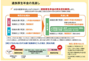 セーフティネットの崩壊と広がる不安　遺族厚生年金「60歳未満は5年で打ち切り」決定