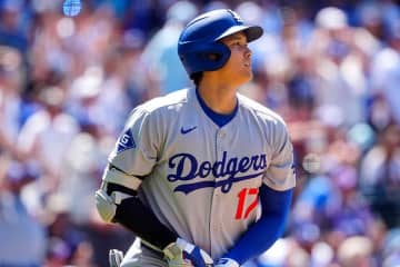 大谷翔平28号キャッチで「特別なポイントが…」　左手を高々と上げた人物に米実況注目「もしかしたら…」