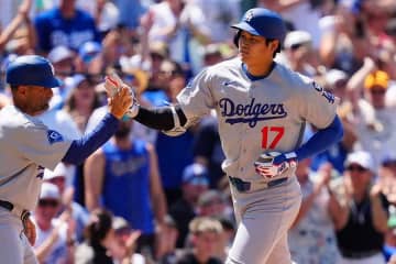 大谷28号直後に見せた“異変”　ホームで、ベンチで…一瞬の仕草に気づいたファン「心配やな」